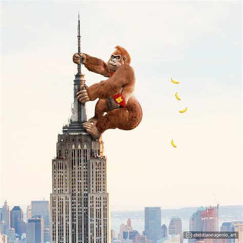 Giant Realistic Donkey Kong on Behance