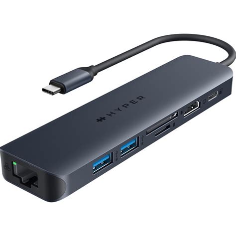 Hyper Hyperdrive Next Port Usb C Hub Midnight Blue Hd Gl