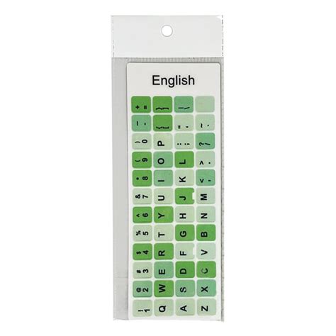 Notebook English Keyboard Stickers Macaron Color Keypad Sticker Desktop - Walmart.com