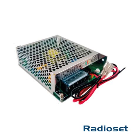 FUENTE METÁLICA 12V 10A CON FUNCIÓN UPS Radioset