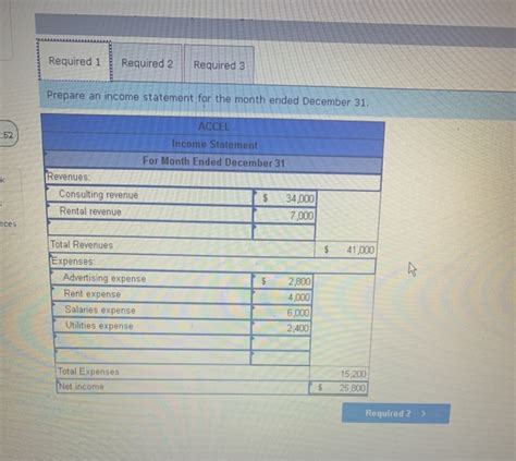 Solved Tableau DA 2 3 Mini Case Preparing An Income Chegg