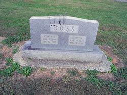 Andrew Jackson Doss 1848 1928 Mémorial Find a Grave