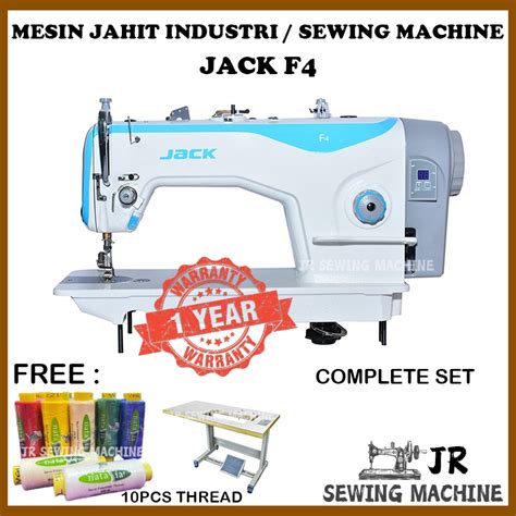 Jack F Industrial Sewing Machine In Complete Set With Table And Stand