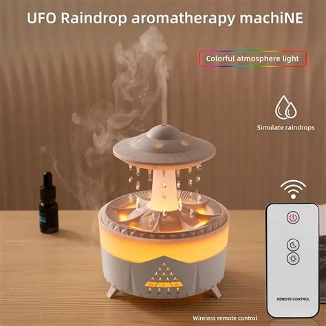 UFO Humidificador De Aire Con Forma De Gota De Agua Difusor De Aroma De