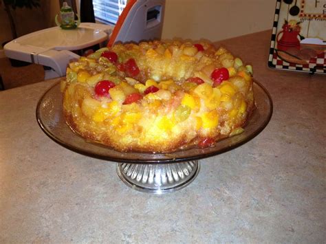 Fruit Cocktail Upside Down Cake Just Follow Your Favorite Pineapple