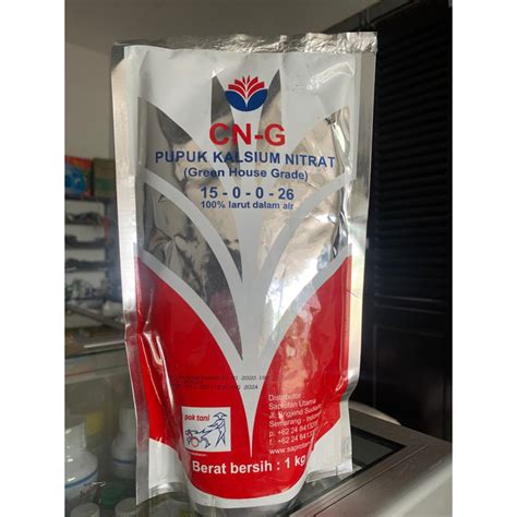 Jual Pupuk Kalsium Nitrat Cn G Pak Tani Kg Shopee Indonesia