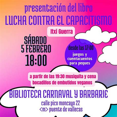 PRESENTACIÓN DEL LIBRO LUCHA CONTRA EL CAPACITISMO ITXI GUERRA