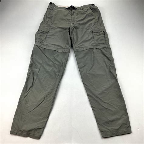 Rei Rei Convertible Pants Mens Medium Olive Green Cargo Hiking Grailed