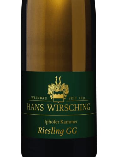 Hans Wirsching Iph Fer Kammer Riesling Gg Vivino United Kingdom