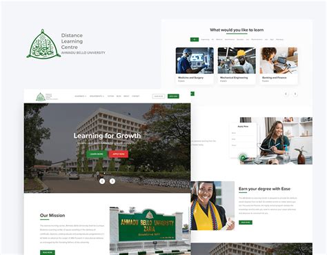 Ahmadu Bello university redesign on Behance