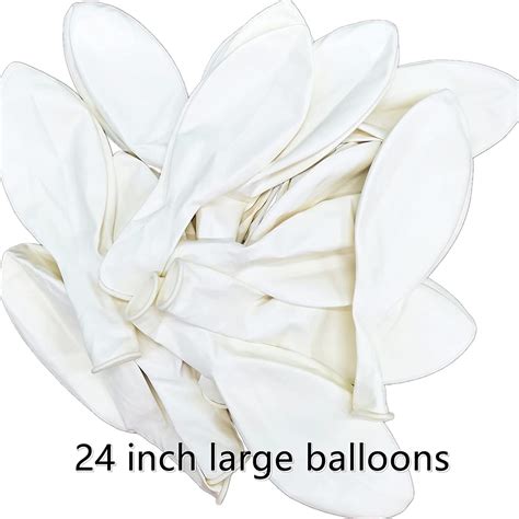 Buy Pcs Latex Big Balloons Inch White Large Balloons Giant Heavy