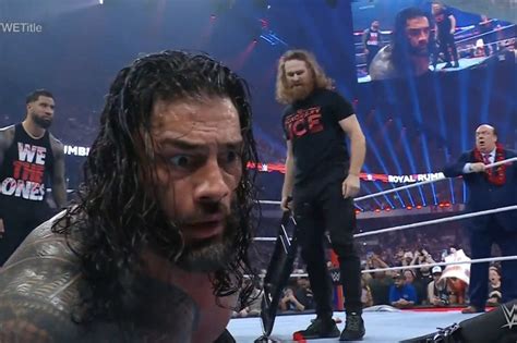 Sami Zayn Finally Turns On Roman Reigns At Royal Rumble Cageside Seats