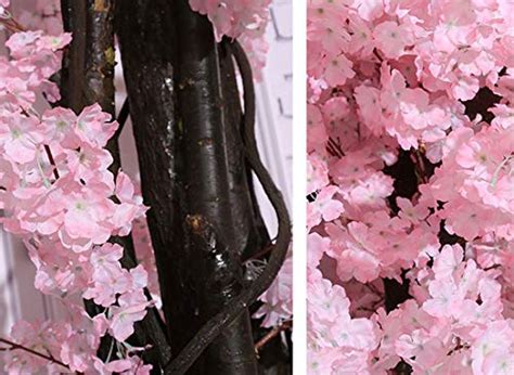 Artificial Cherry Blossom Trees Handmade Light Pink Tree Indoor Outdoor Home Office Party