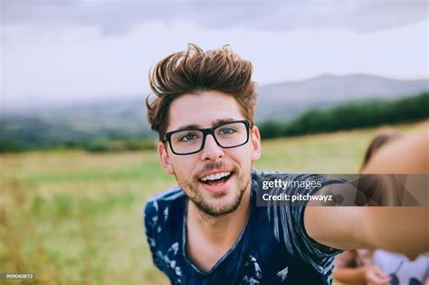 Young Man Taking Selfie High Res Stock Photo Getty Images