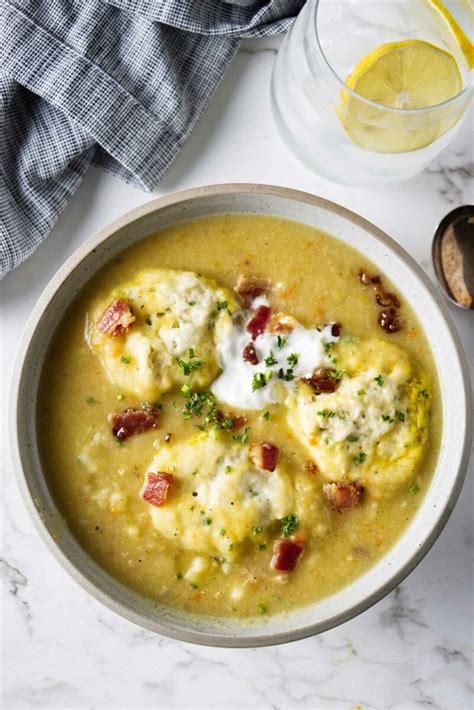 Potato Soup with Dumplings - Savor the Best