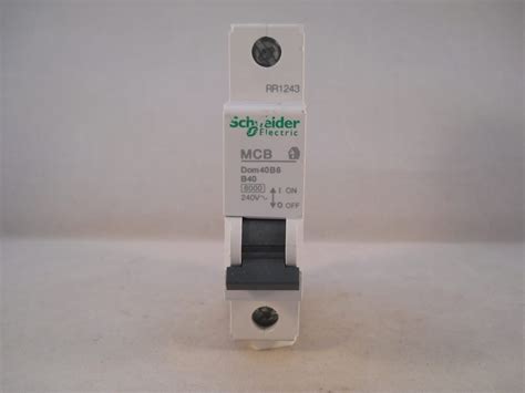 Schneider Mcb Single Pole Breaker B Type B A Square D Domae