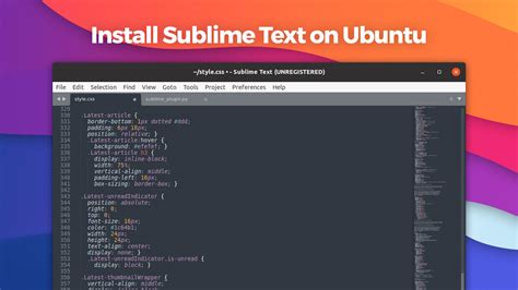 How To Install Sublime Text On Ubuntu Linux Mint Omg Ubuntu