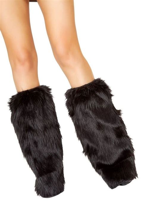 These Black Fluffies From J Valentine Are Made Of High Quality Faux