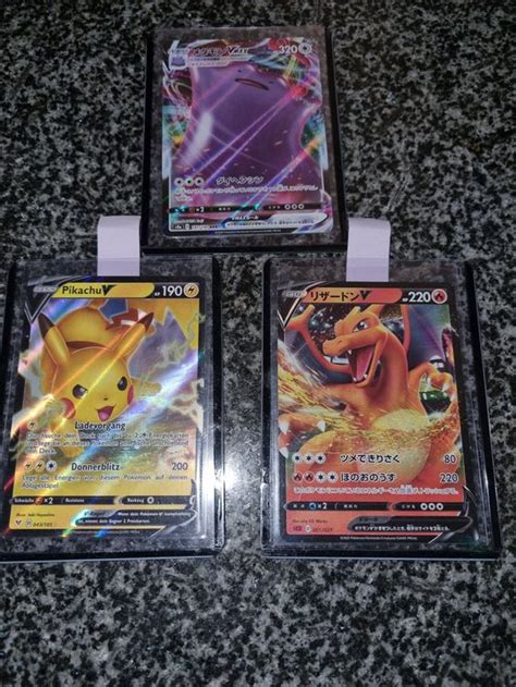 Charizard Pikachu V Ditto Vmax Pokemon Acheter Sur Ricardo