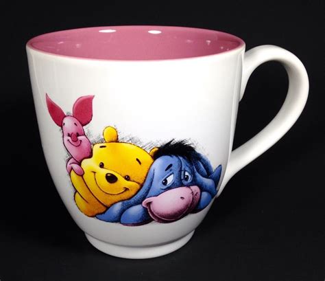 Disney Winnie The Pooh Eeyore Piglet Coffee Mug Cup Oversized Large