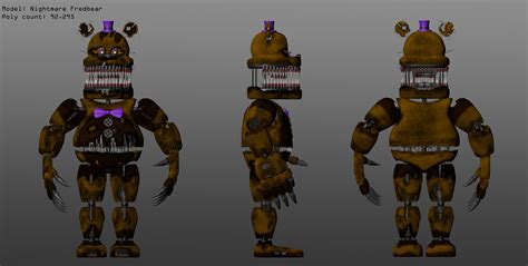 Thomas Honeybell Five Nights At Freddys 4 Fan Made Nightmare 3d Models