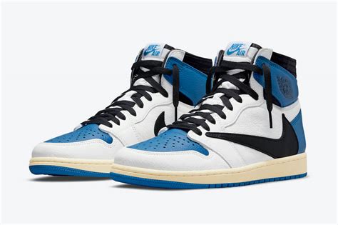 Travis Scott x Fragment x Air Jordan 1 Military Blue Releases Tomorrow ...