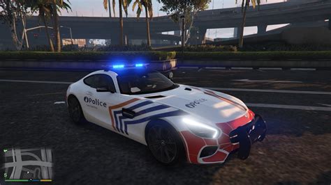 Belgian Police Mercedes Amg Gt K Paintjob Gta Mods