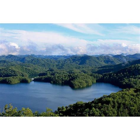 Map of Lake Santeetlah, NC