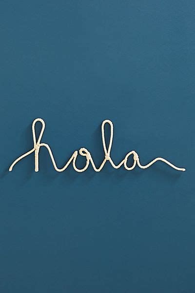 Hola Word Art | Anthropologie