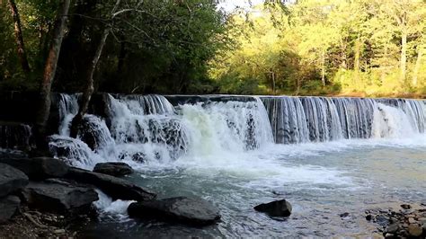 Natural Dam Falls Arkansas Youtube