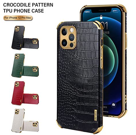 Mobile Phone Cases Textura Crocodilo Caso O Iphone Mini Pro Max