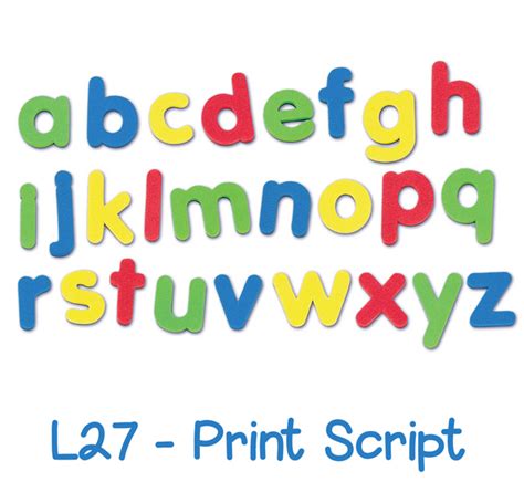 Magnetic Foam Letters - Print Script – Smart Kids NZ