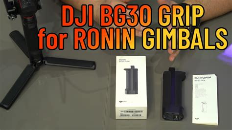 Dji Bg Battery Grip For Dji Rs Pro Gimbal Youtube