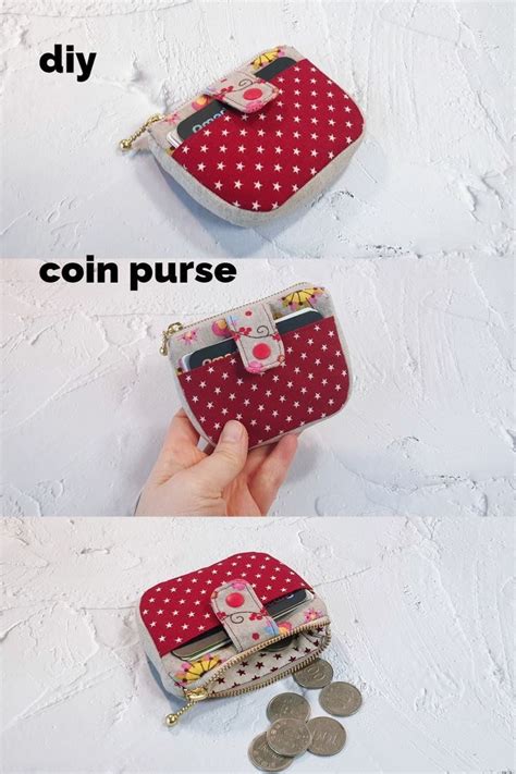 Diy Round Coin Purse And Card Purse Coin Purse Pattern Handbag Sewing