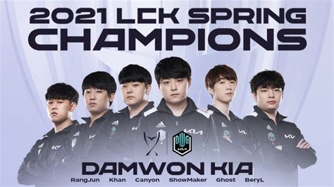 Korean Side Damwon Kia Clinches The Lck Spring Split Title By