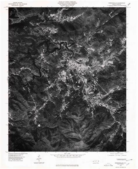 Robbinsville, NC (1976, 24000-Scale) Map by United States Geological ...