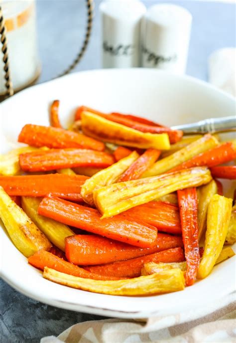 Honey Roasted Carrots And Parsnips Easiest Ever Happy Healthy Mama