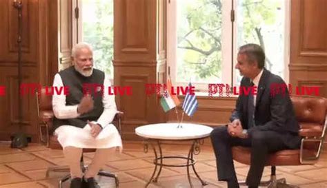 Modi In Greece Live India Greece Issue Joint Statement Pm Narendra