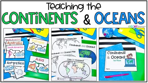 Teaching The Continents And Oceans The Rocket Resource