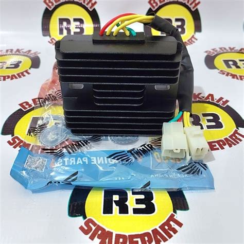 Jual Kiprok Rectifier Regulator Viar Nozomi 200cc DC Kabel 5 Besar