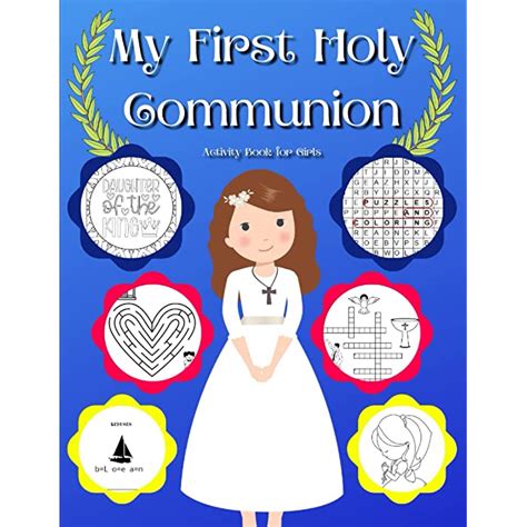 Buy My First Holy Communion Activity Book For Girls Coloring And