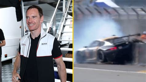 Michael Fassbender Crashes Out Of Le Mans Race