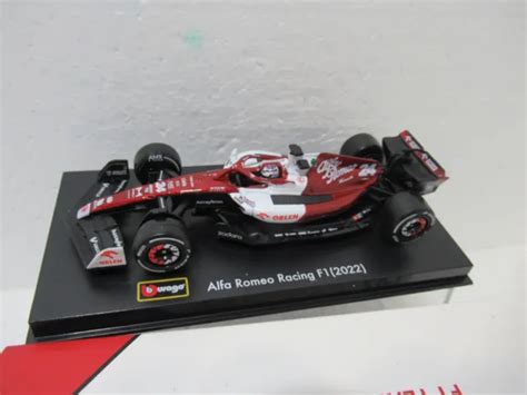 ALFA ROMEO F 1 Team ORLEN GP Bahrain 2022 Zhou Guanyu 24 Burago 1 43