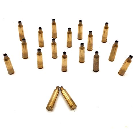 Once Fired 22 250 Rem Brass Cases 18 Qty