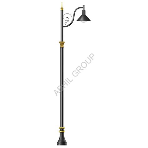 Dual-Arm Street Light Pole Double Arm, For Outdoor at Rs 12690/piece in ...