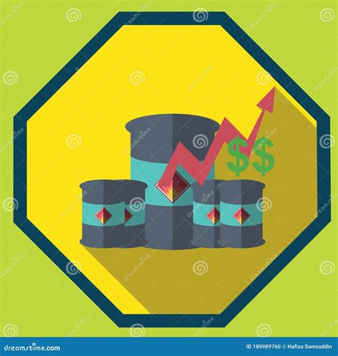 Rise Of Oil Prices Vector Illustration Decorative Design Stock Vector Illustration Of Gases