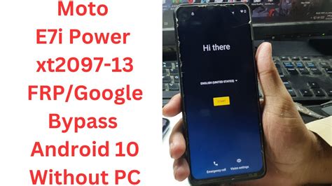 Moto E I Power Xt Frp Google Bypass Android Without Pc Moto