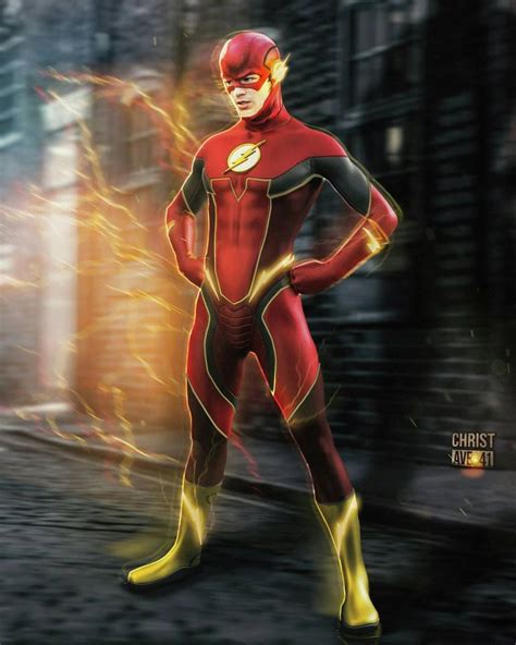 The Flash Alternate Suit By Christave Deviantart On Deviantart