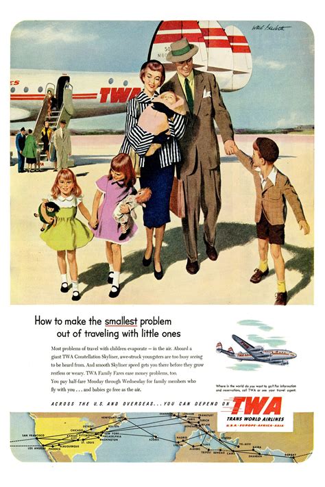 Reprint Of A Vintage Twa Airline Travel Poster Across The Etsy In