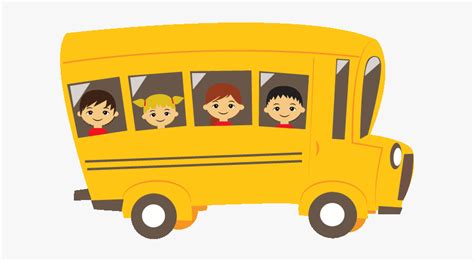 School Bus Animation - School Bus Cartoon Gif, HD Png Download ...